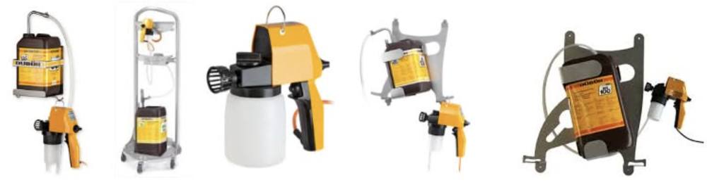 Dübör Power Spray-Master release-agent spraying range